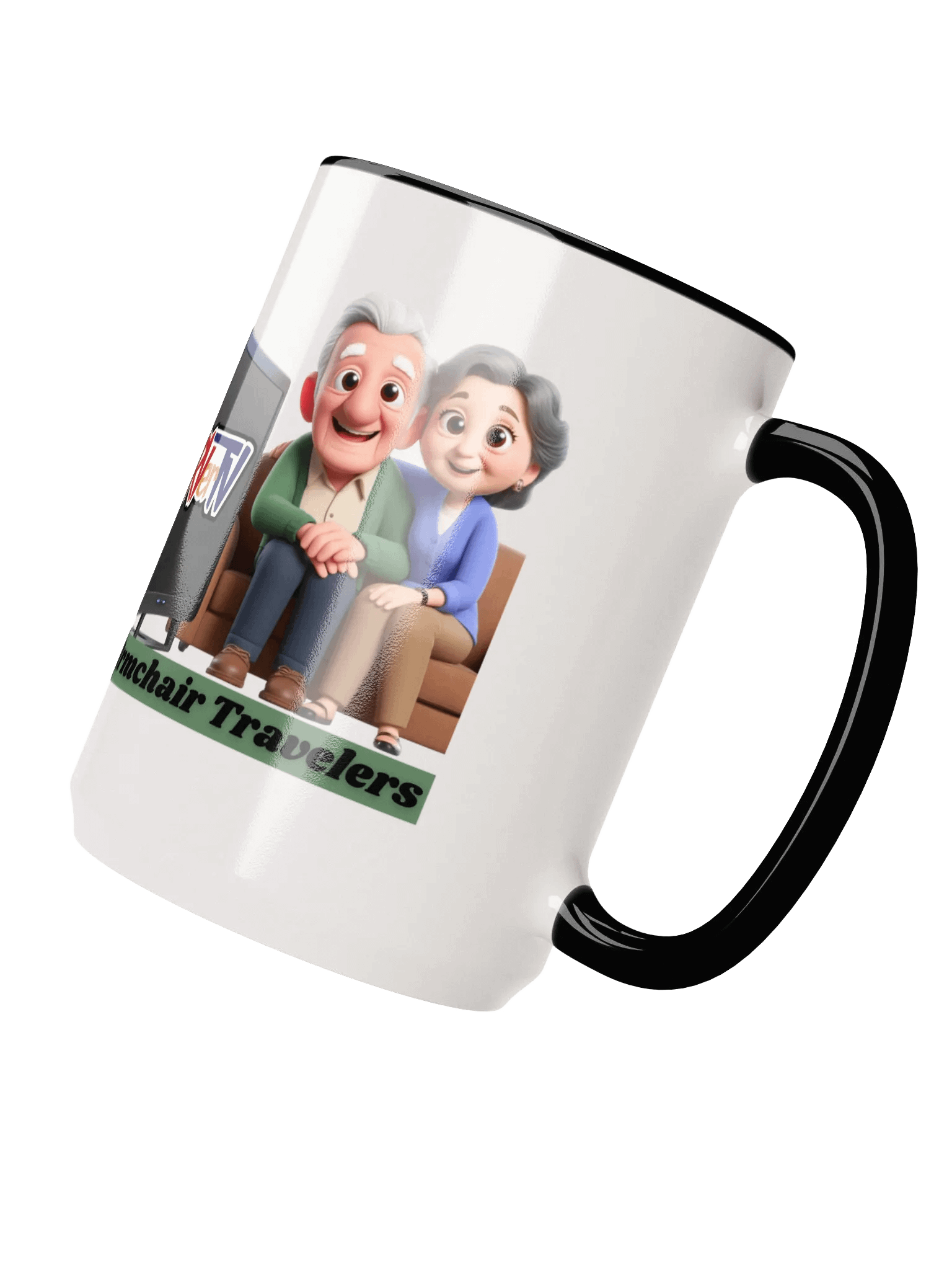 Armchair Travelers Couple - Coffee Mug product image (4)