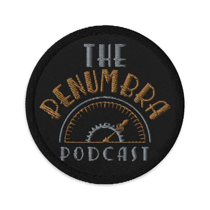 The Penumbra Podcast Embroidered Patch product image (1)