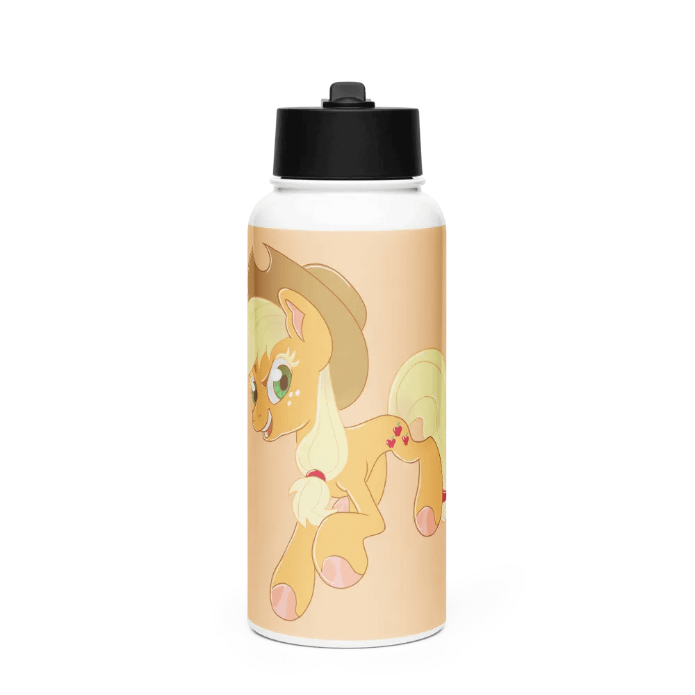 Applejack Stainless Steel Water Bottle with a Straw Lid product image (1)