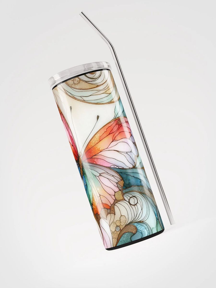 Mosaic Butterfly 20oz Tumbler. product image (4)