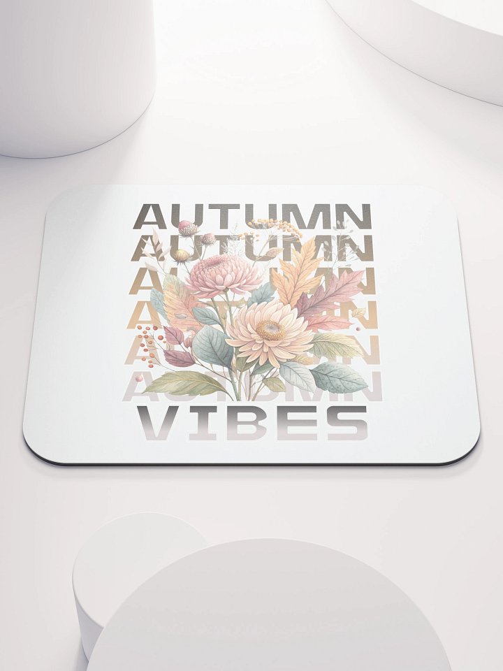 Autumn Vibes Boho Flowers Mouse Pad product image (1)