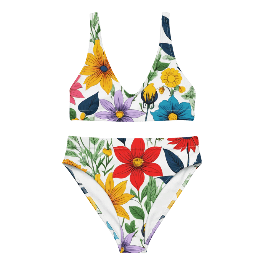 Blooming Paradise High Waisted Bikini Set product image (1)