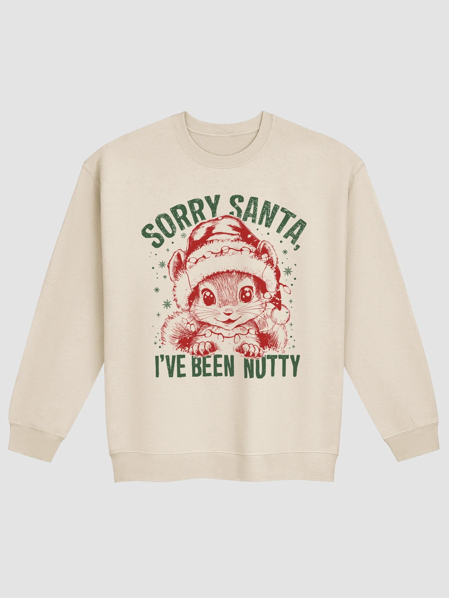 Sorry santa Ive been nutty Crewneck product image (1)