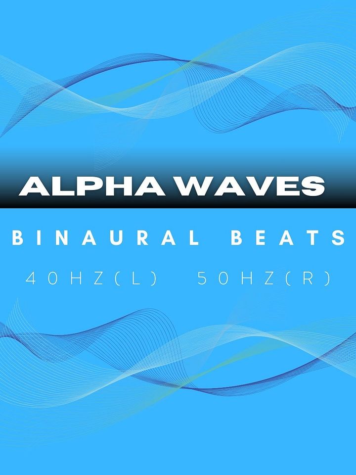 Alpha Wave Binaural Beats 40 (L) 50(R) product image (1)