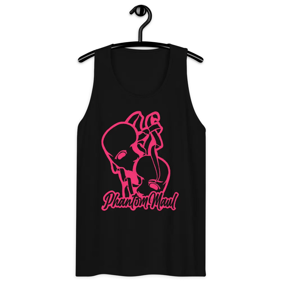 Hot Pink Big logo Men's Tank Top product image (23)