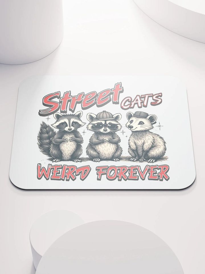 Street Cats Weird Forever Raccoon Mouse Pad product image (2)