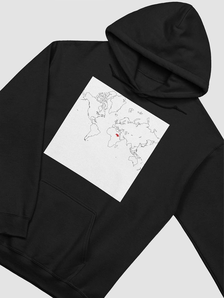 African Adventure Hoodie World Map Sign product image (2)