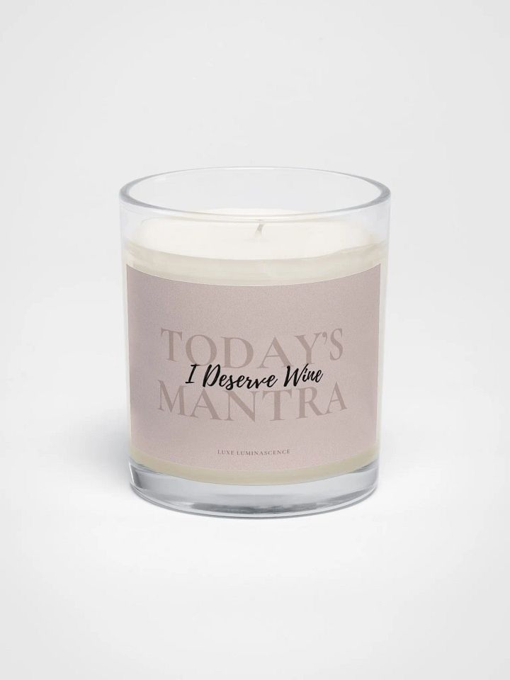Wine Deserves Me Funny Quote Candles product image (1)