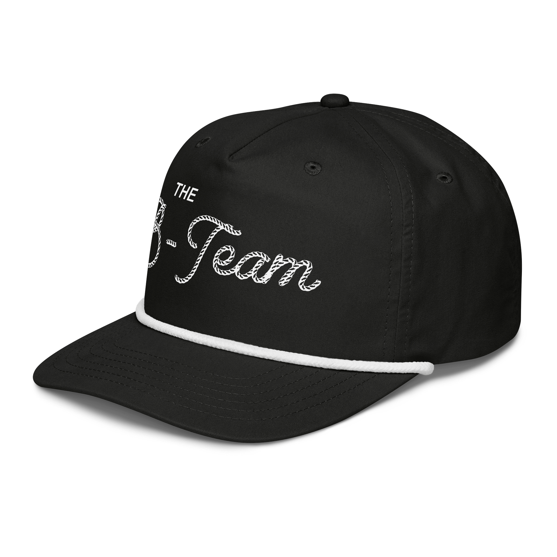 B-Team Wordmark Rope Hat White Font product image (3)