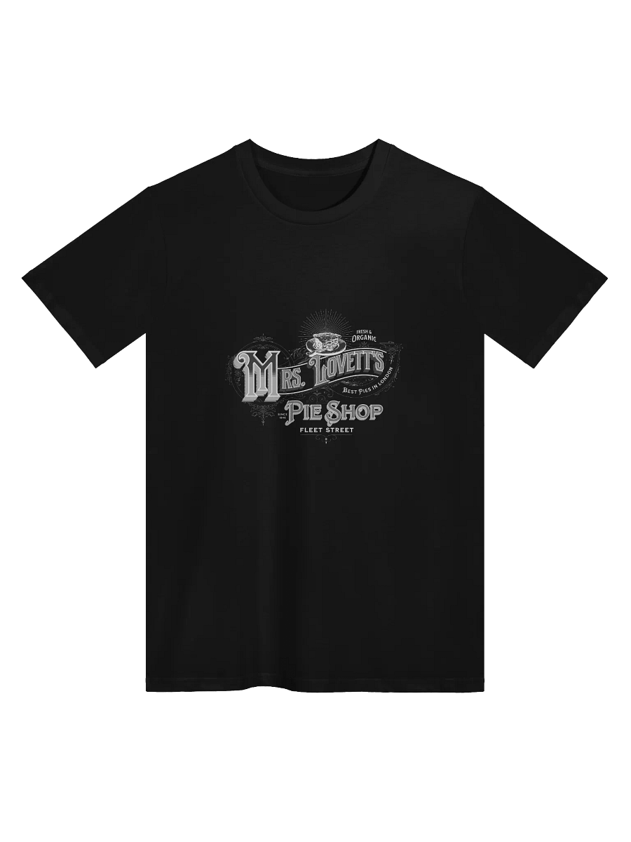 Mrs. Lovett’s Pie Shop T-Shirt – AS Color Unisex Premium Tee for Sweeney Todd & Broadway Fans product image (1)