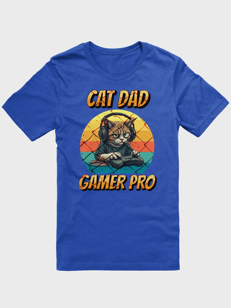 Cat Dad Gamer Pro Iconic Comfort T-Shirt product image (28)