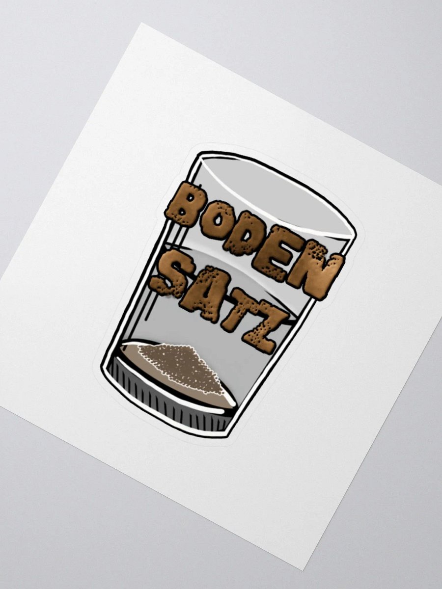 BODENSATZ | Glas, Sticker product image (2)