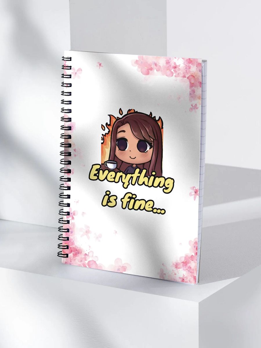 Ironic Calmness Spiral Notebook product image (4)