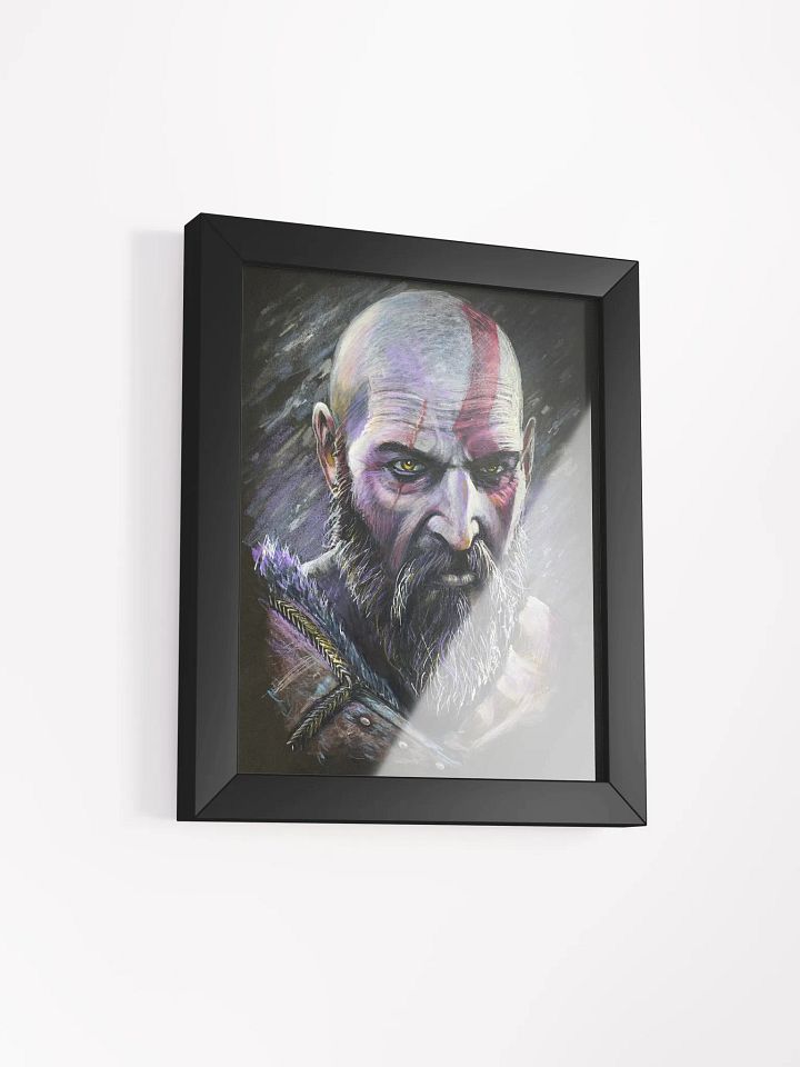 Kratos God of War Ragnarok Matte Print Framed product image (2)