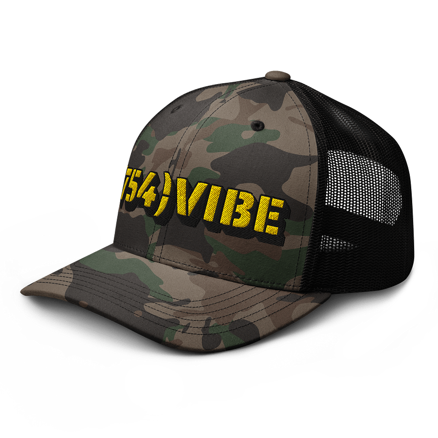 Vibrant Camo Vibe Trucker Hat product image (4)