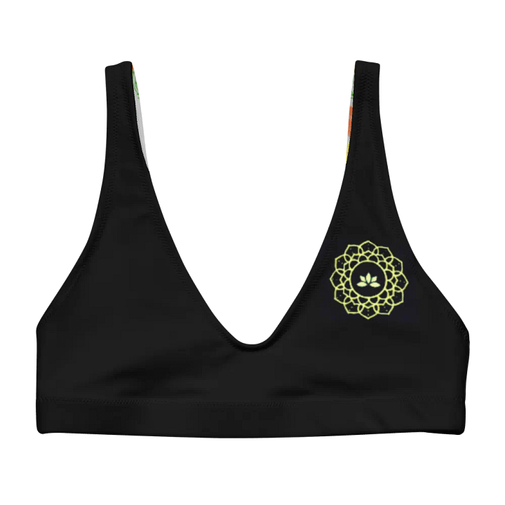 Golden Mandala Recycled Bikini Top product image (1)