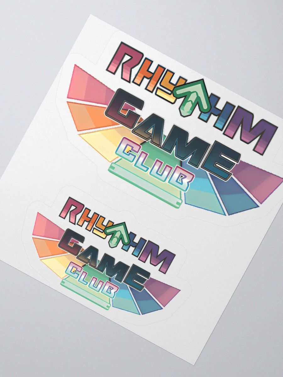 Rhythm Game Club Stickers product image (2)