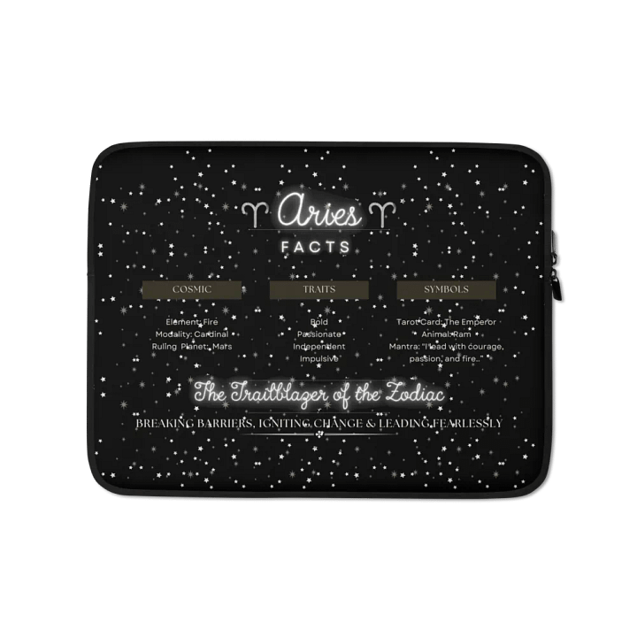 Aries 2025, Attributes, Laptop Sleeve product image (1)