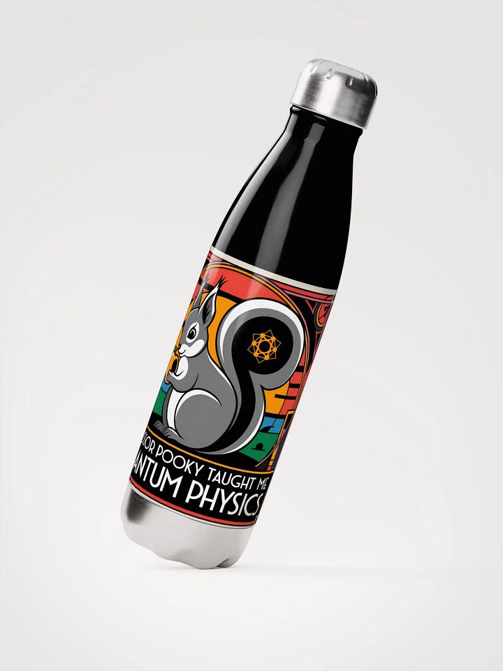 Quantum Physics Squirrel Stainless Steel Water Bottle product image (2)