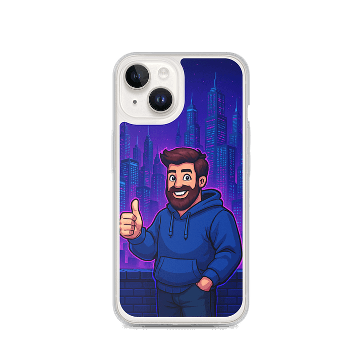 Thumbs Up City – Pixel Vibe iPhone Case product image (4)