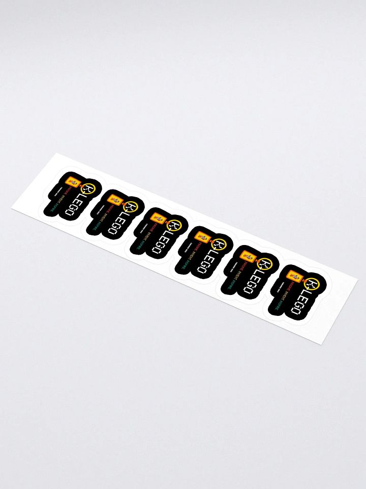 Klego Kiss Cut Stickers (Set of 6) product image (1)