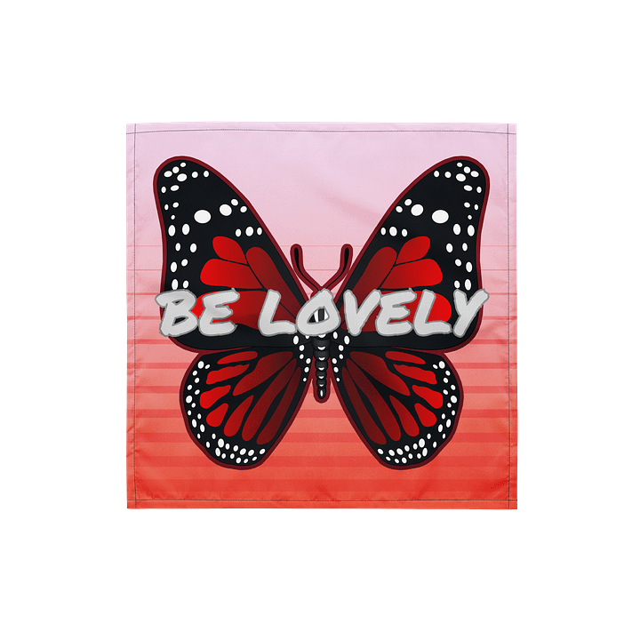 Be Lovely Butterfly All-Over Bandana product image (1)