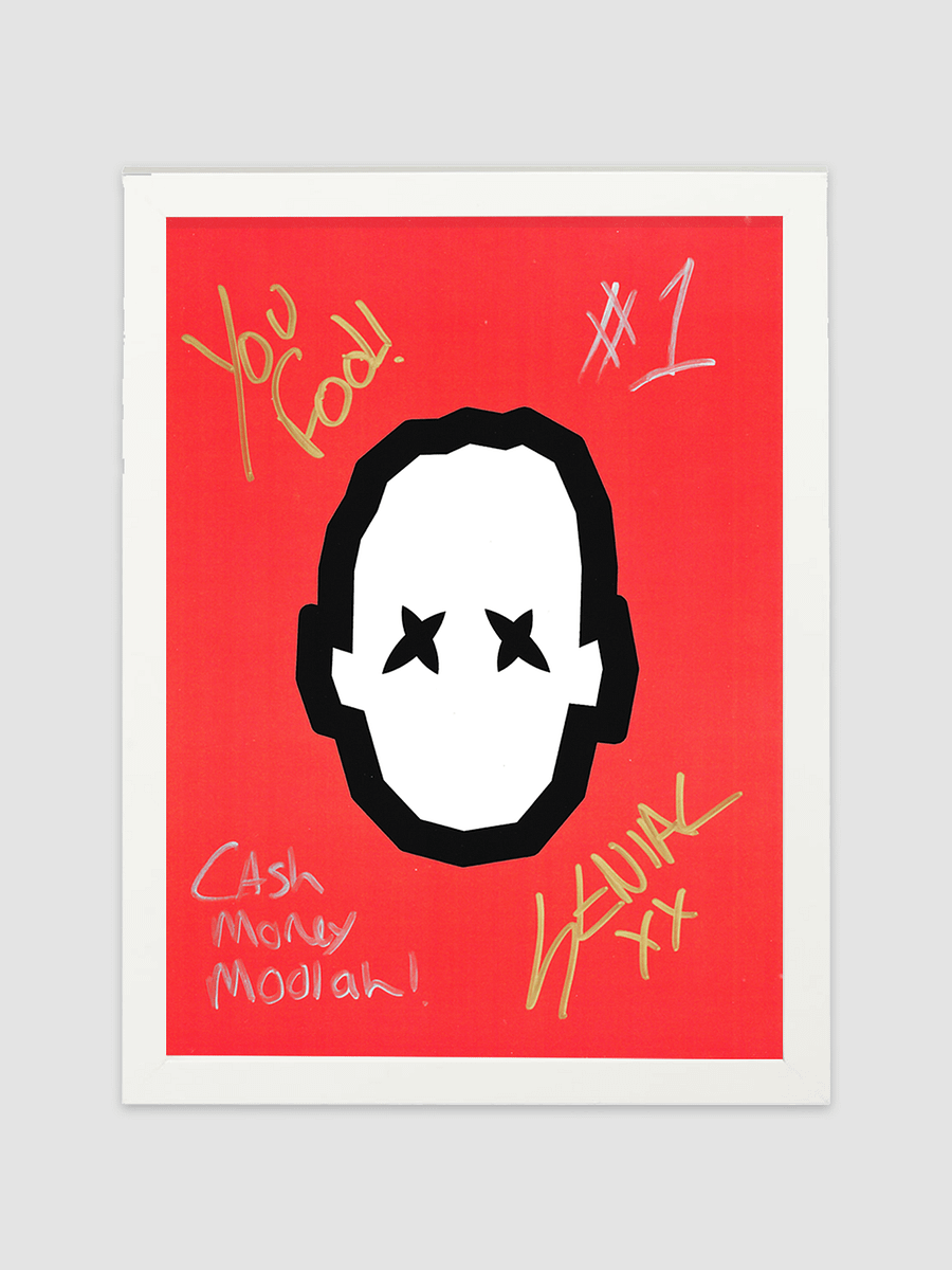 Hand Signed Framed Poster product image (1)