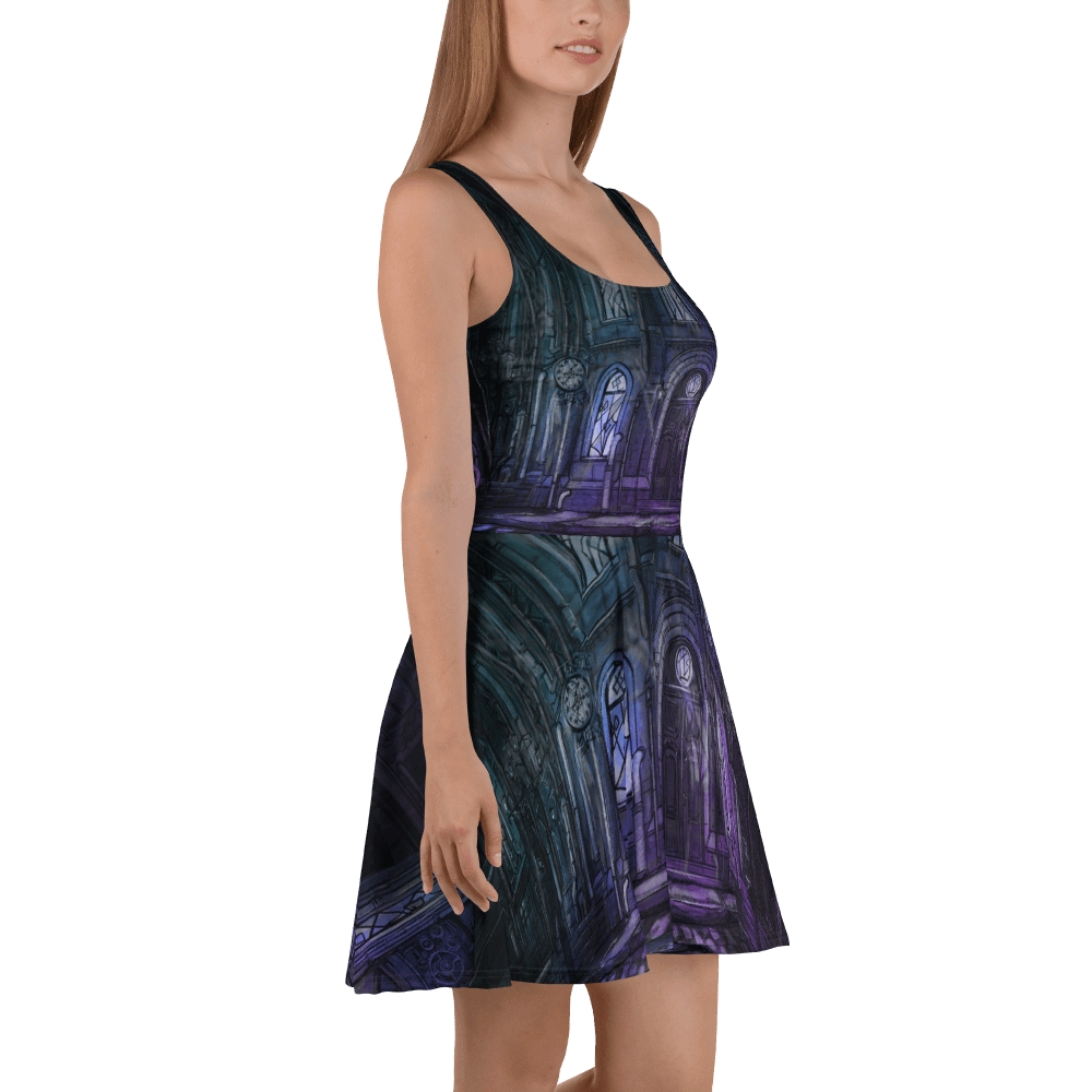 Purple & Teal Branded Dress product image (3)