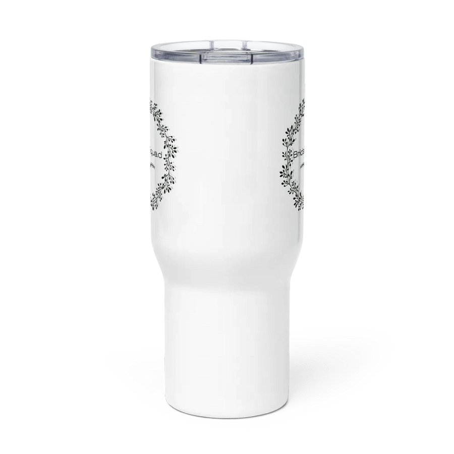 Bridal Squad 011 B&W Wreath Travel Mug product image (2)
