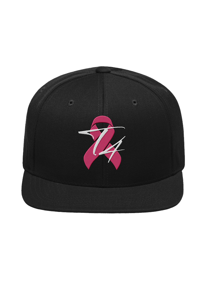Breast Cancer Ribbon T4 Logo Snapback Cap product image (1)