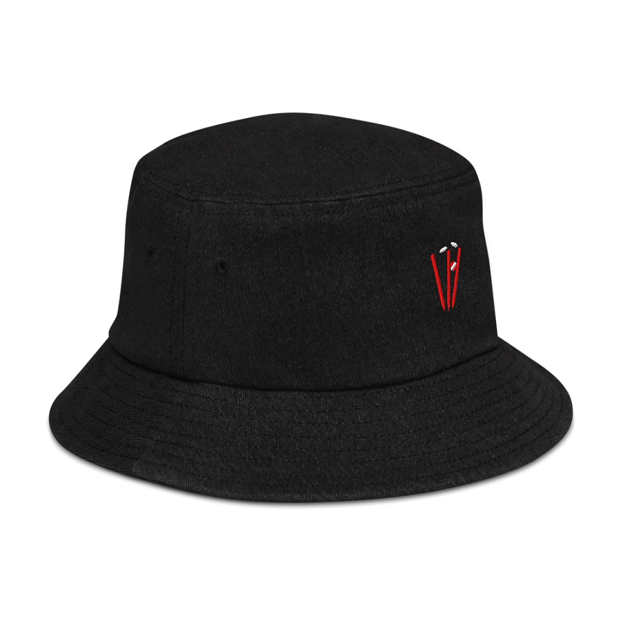 Wicketers Black Out Bucket Hat product image (3)