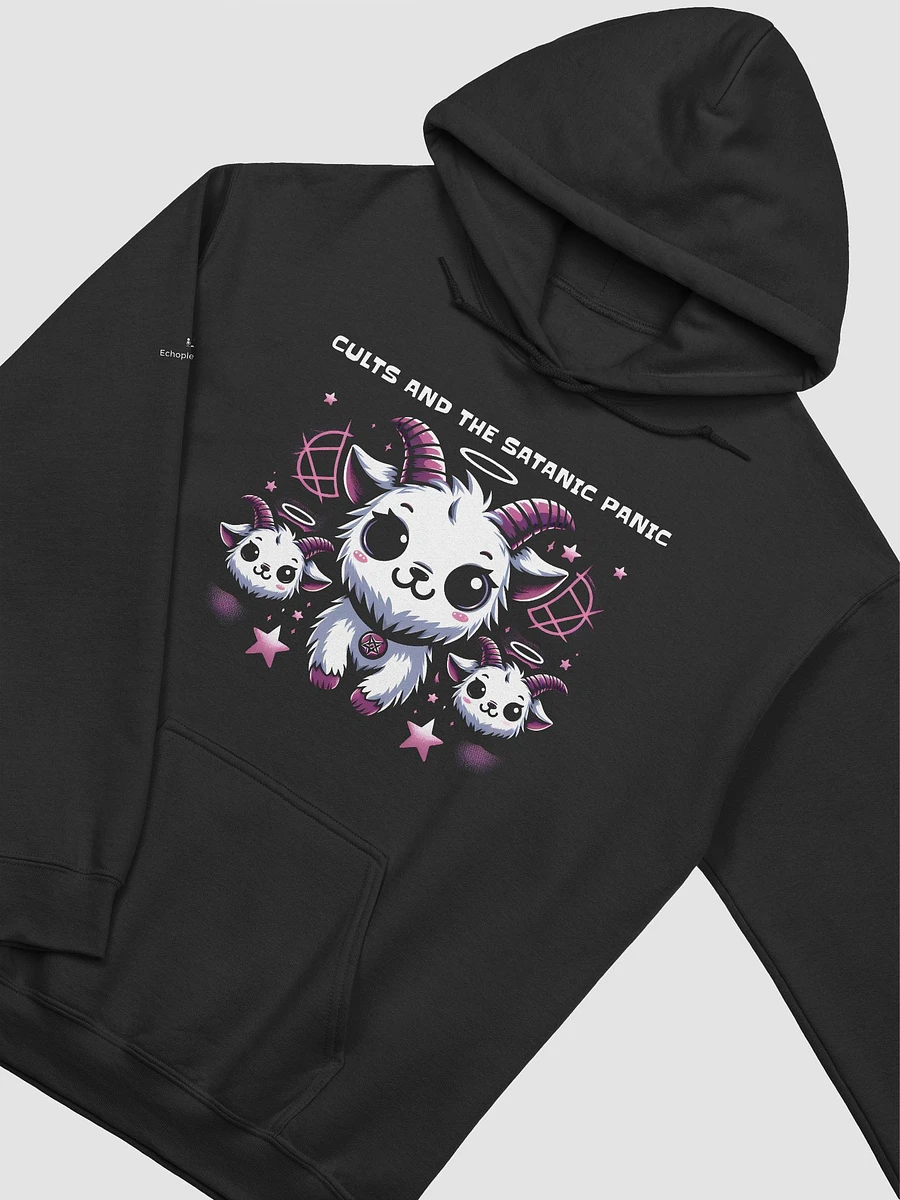 Cults and The Satanic Panic Cute Goats Pullover Hoodie - Dark Colors product image (12)