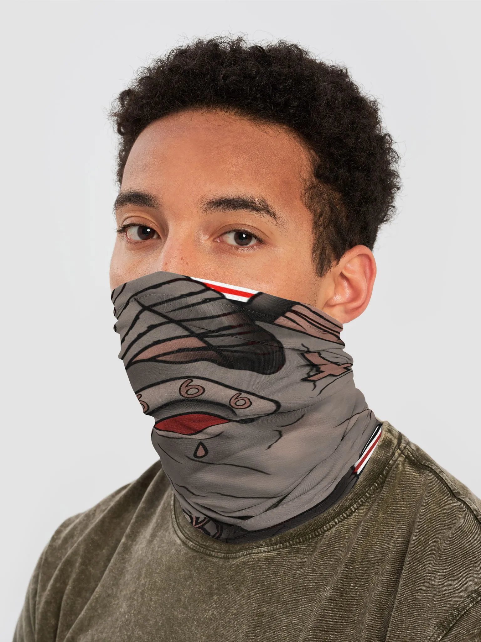 Dark Occult Goat All-Over Print Gaiter product image (2)