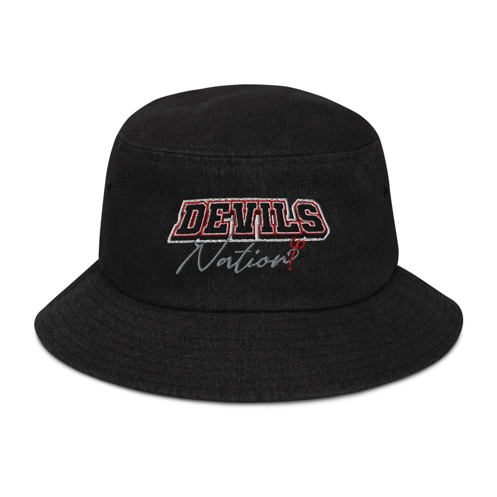 Devils Nation Varsity - Capstone Denim Bucket Hat product image (1)