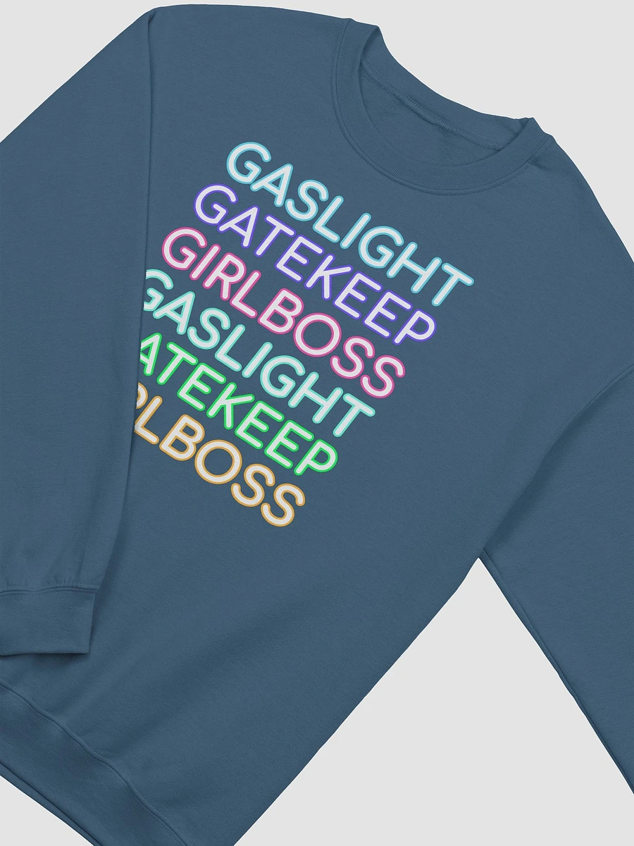 Gaslight Gatekeep Girlboss classic sweatshirt product image (32)
