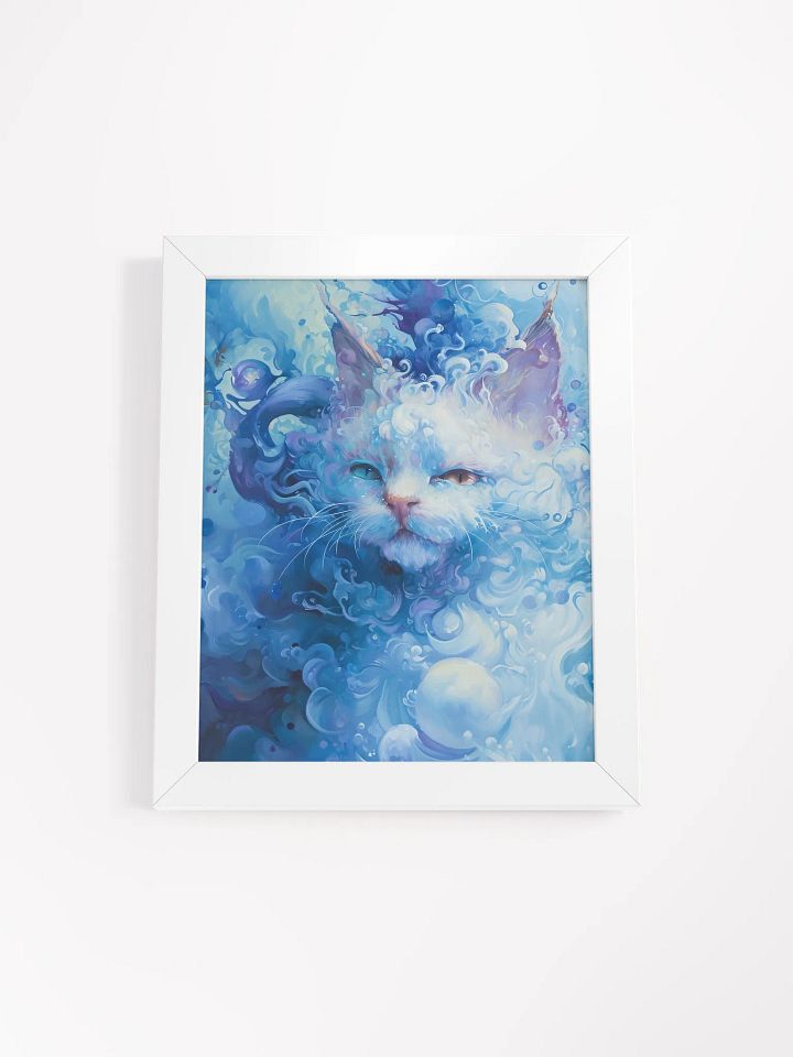 Nebula Cat Serenity Framed Poster product image (1)
