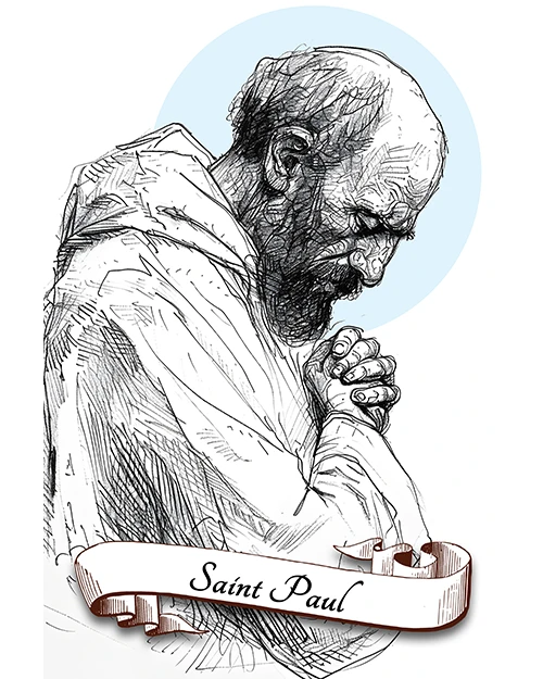 Saint Paul Apostle Patron Saint of Missionaries, Writers, Publishers, Journalists, Reporters, Authors, Publicists, Evangelists, Matte Poster product image (1)