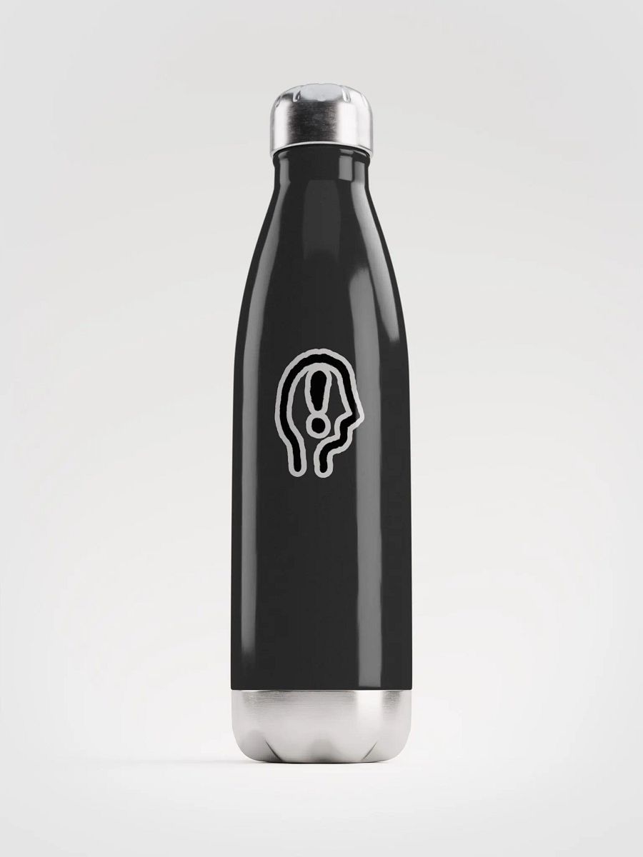EXCLAIMING MENTALLY (bubble design) stainless steel water bottle product image (2)