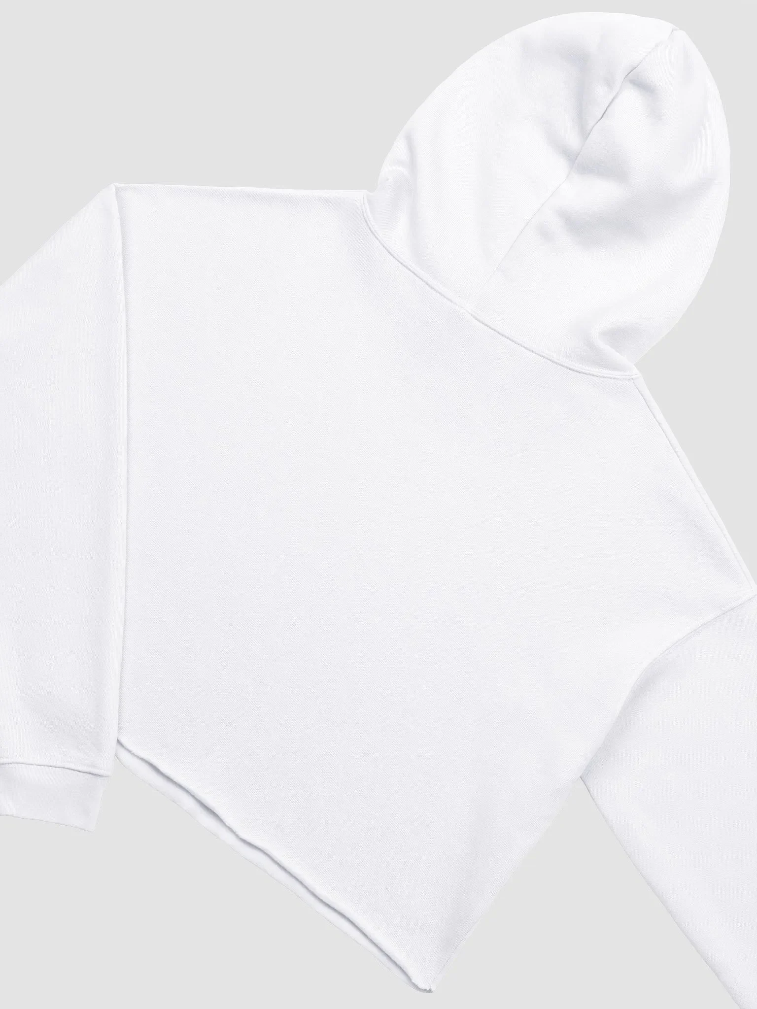 Cropped Hoodie Brand Refresh White product image (4)