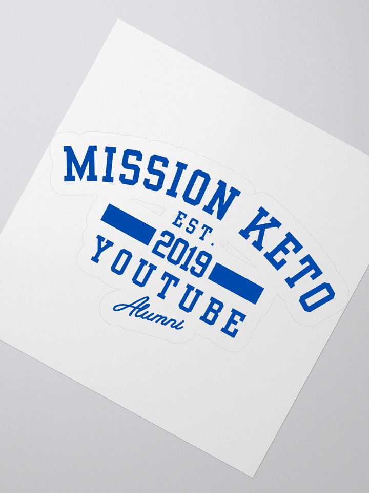 Mission Keto Youtube Alumni Sticker product image (6)