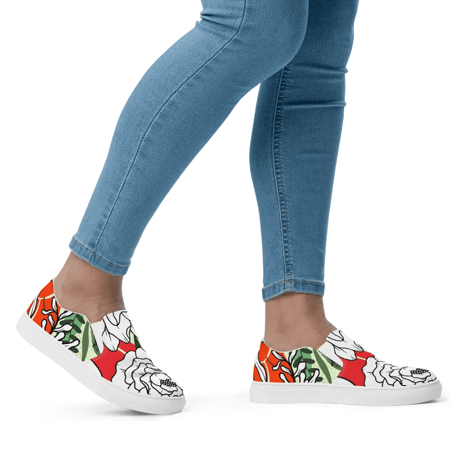 ''Tropical Bliss' Women's Slip-On Canvas Shoes product image (3)