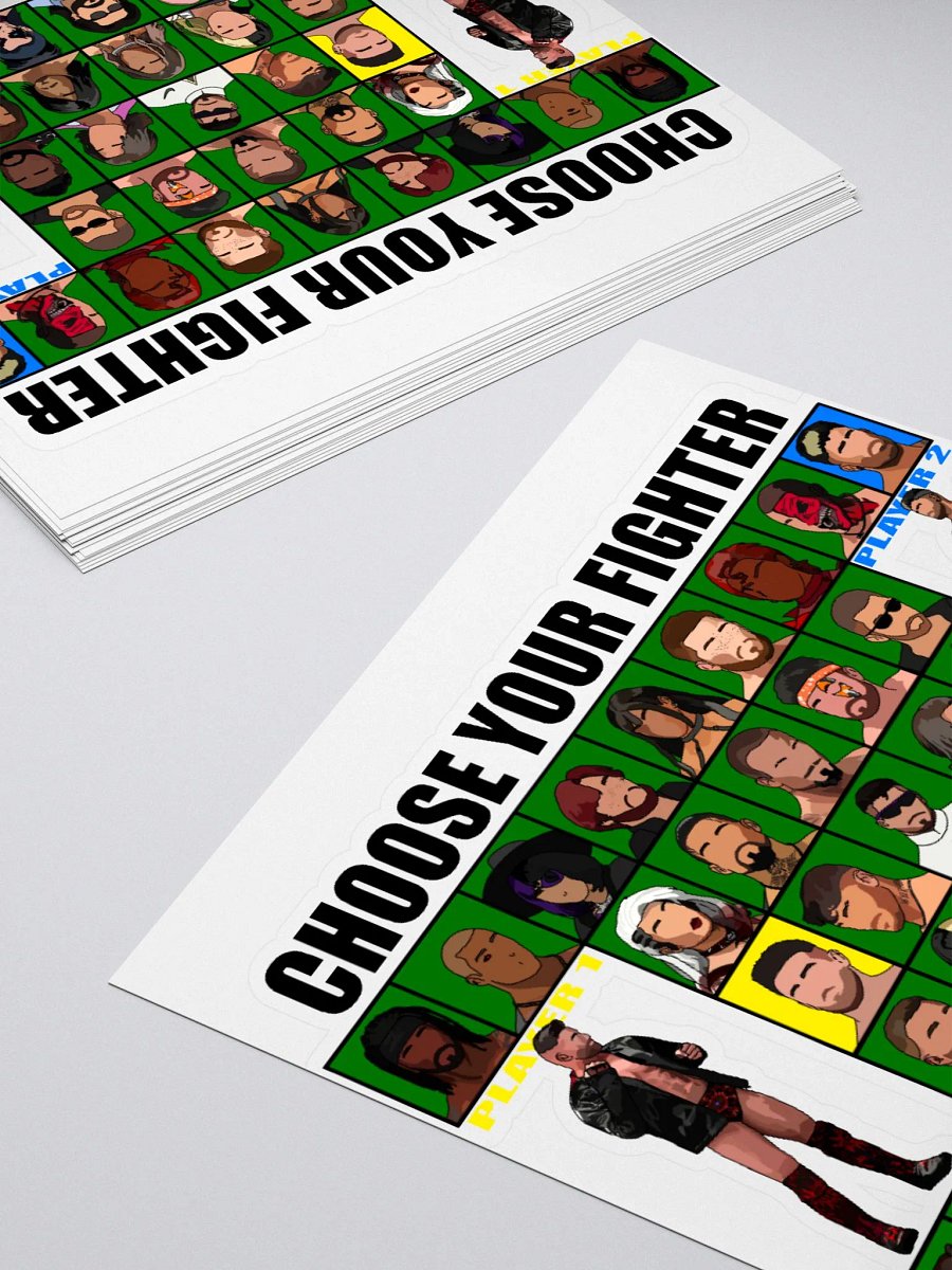 PEPW Choose Your Fighter MVH x Flynn Sticker product image (4)