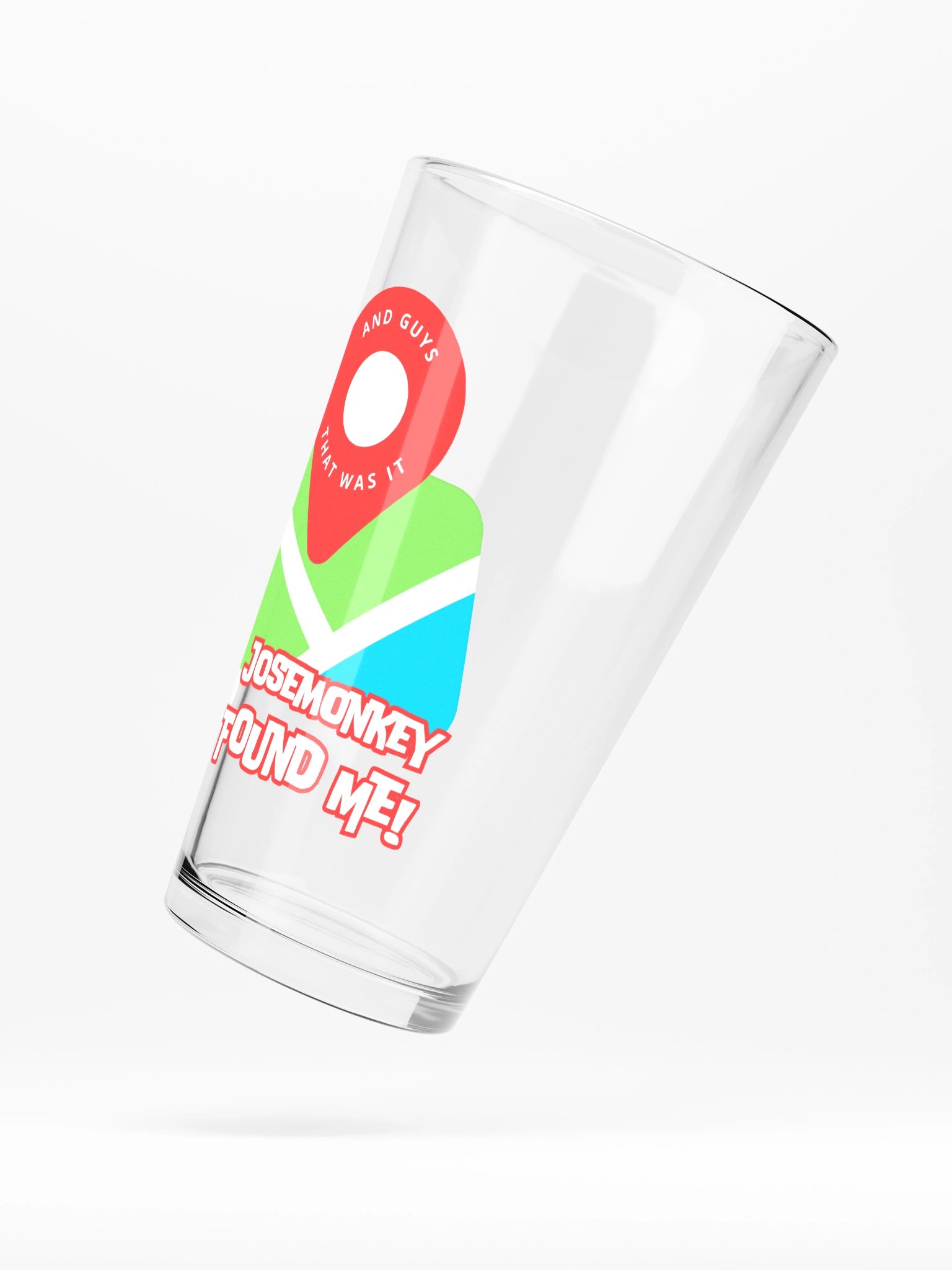 josemonkey Found Me! Pint Glass product image (5)