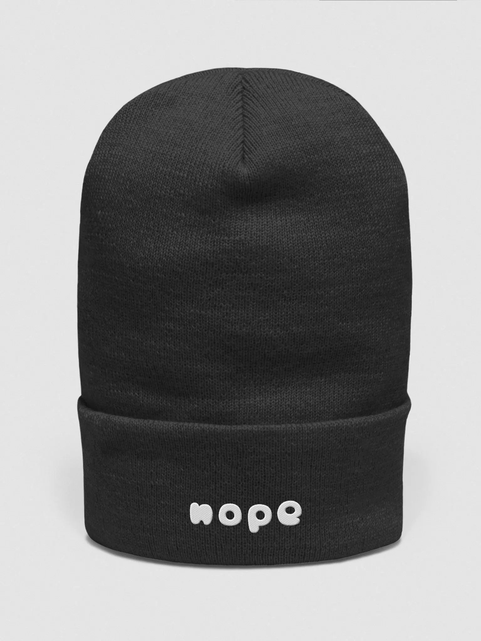 nope cuffed beanie product image (1)