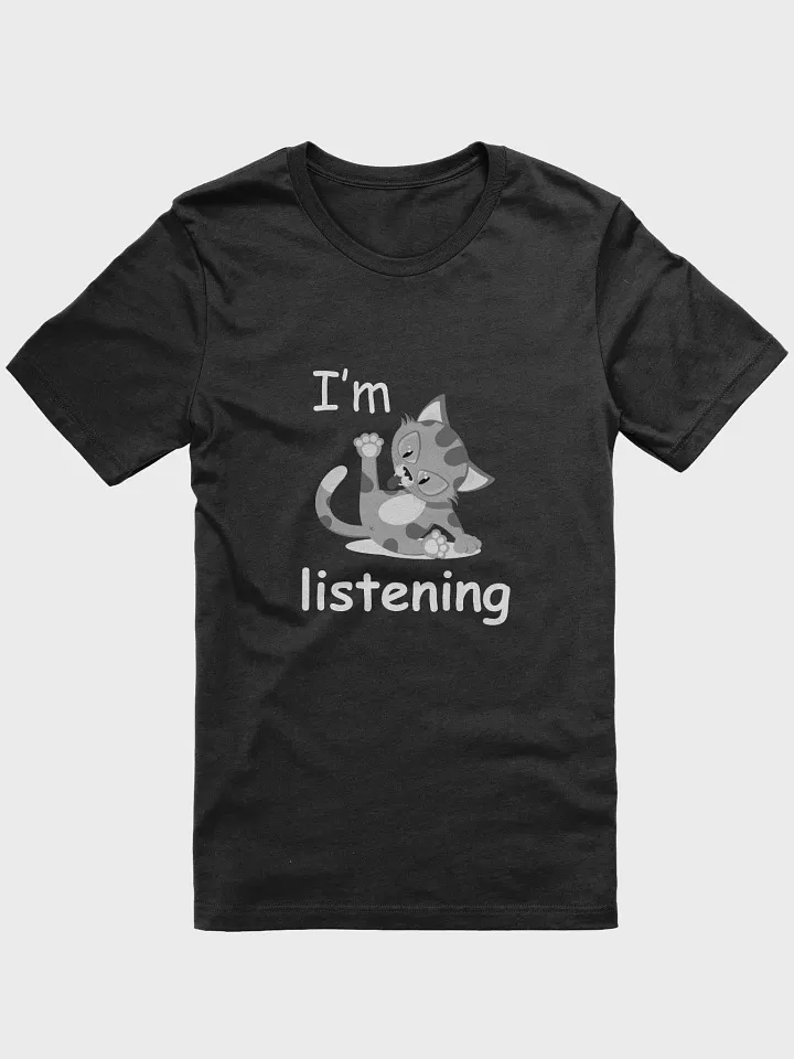 I'm listening Funny Cat Design product image (8)