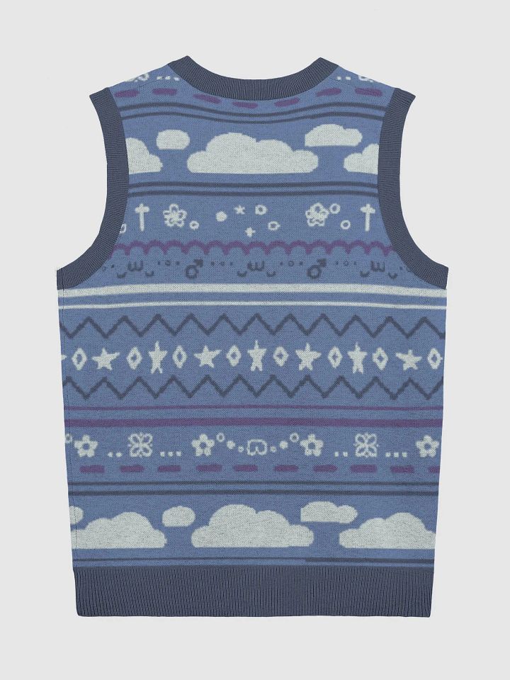Cloudy Christmas Vest - Blue product image (8)
