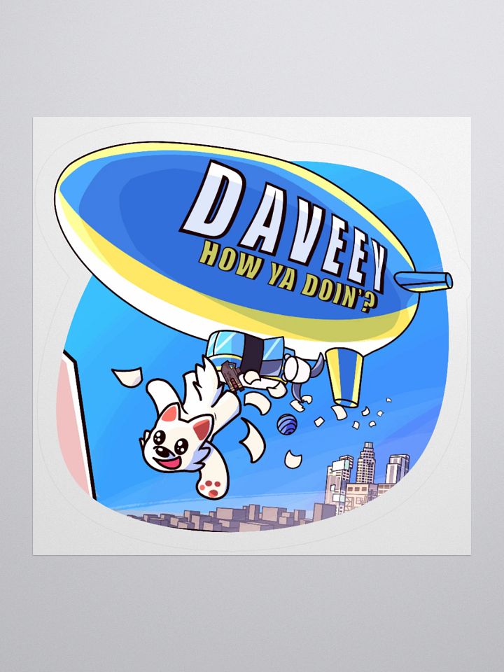 Blimp Strat Sticker product image (2)