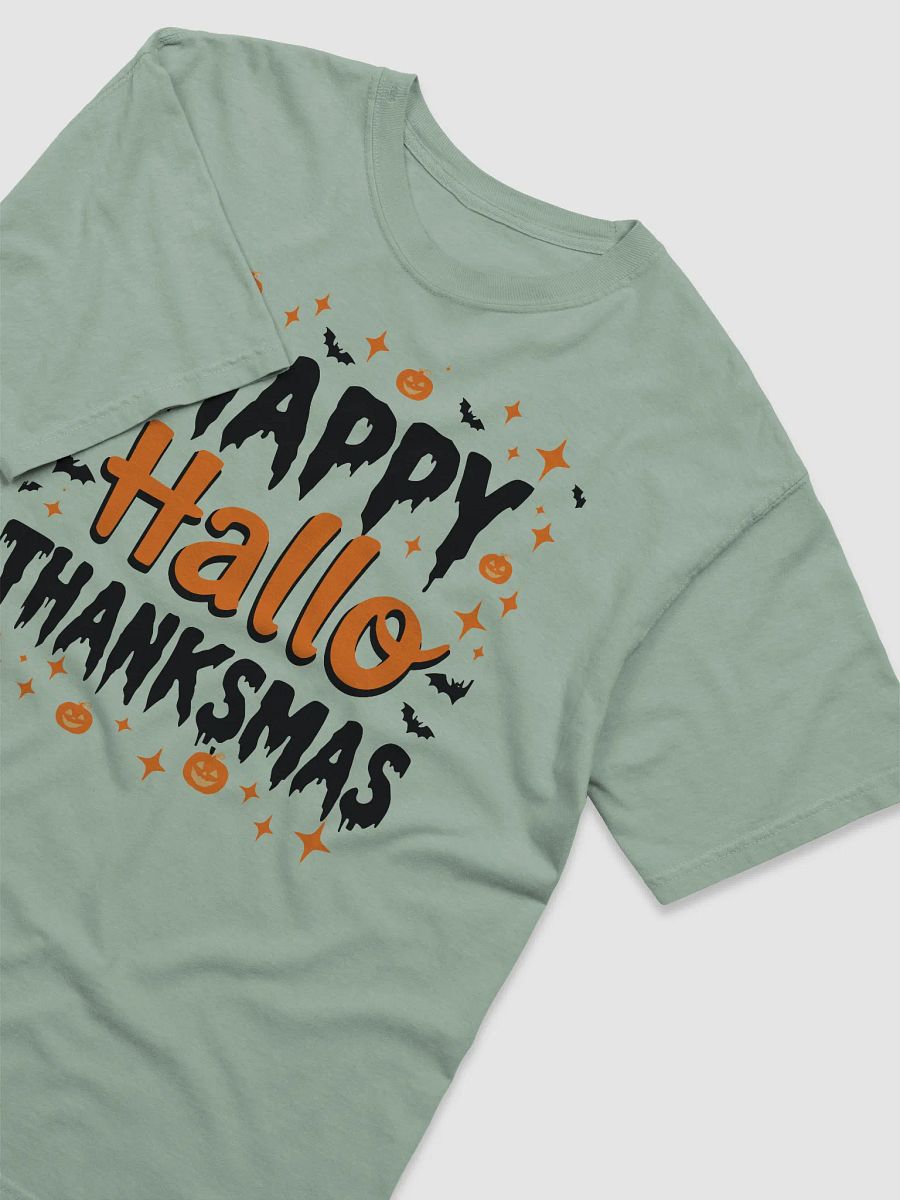 Happy Hallothanksmas Cotton T-Shirt product image (40)