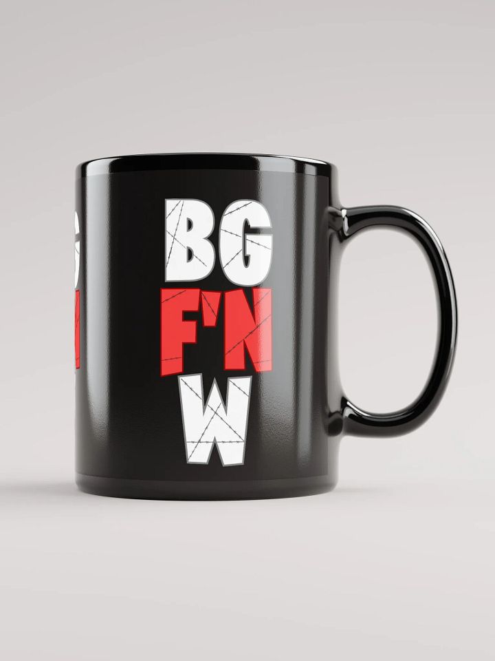 Red FN Black Glossy Mug product image (1)