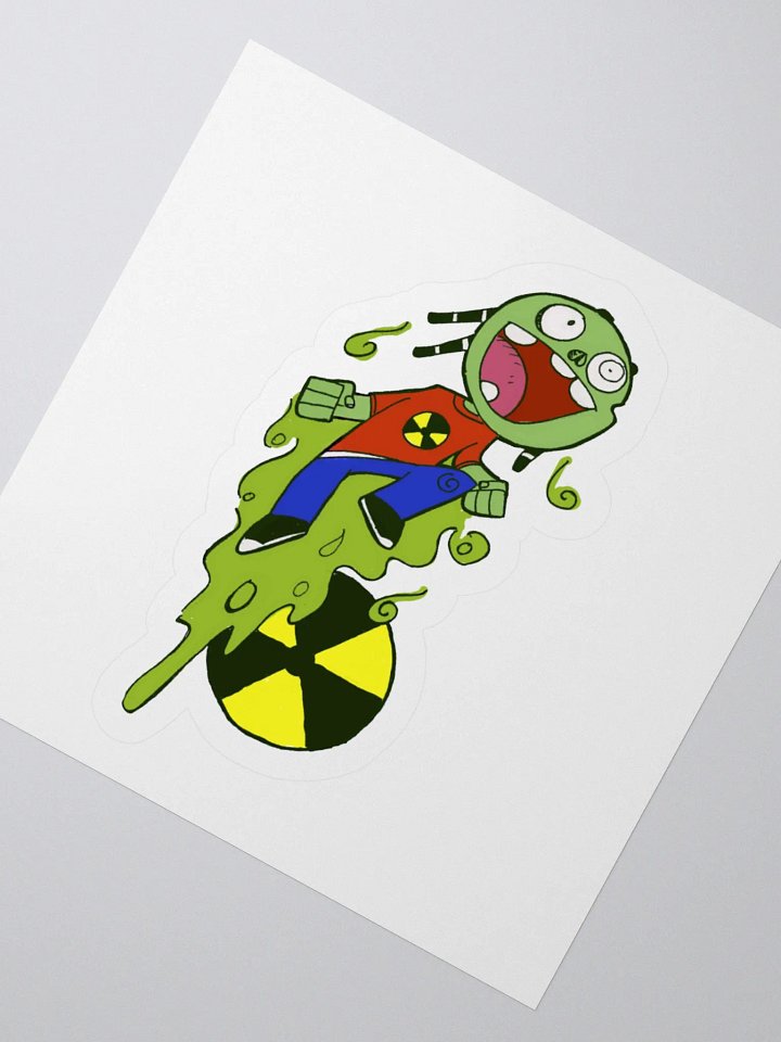 Toxic Zombie Sticker product image (3)